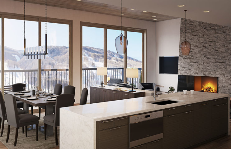 Luxury appliances and interior finishes